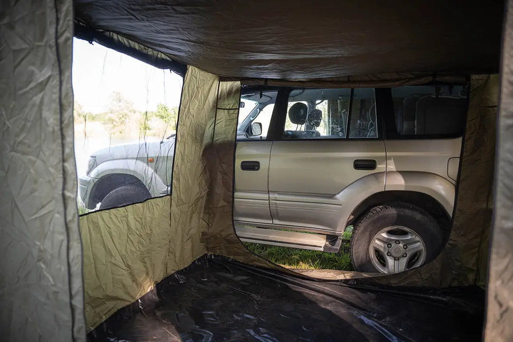 Cube Sous Auvent DEB Equipment — 2m / 2,5m / 360° | Espace de Vie Camping