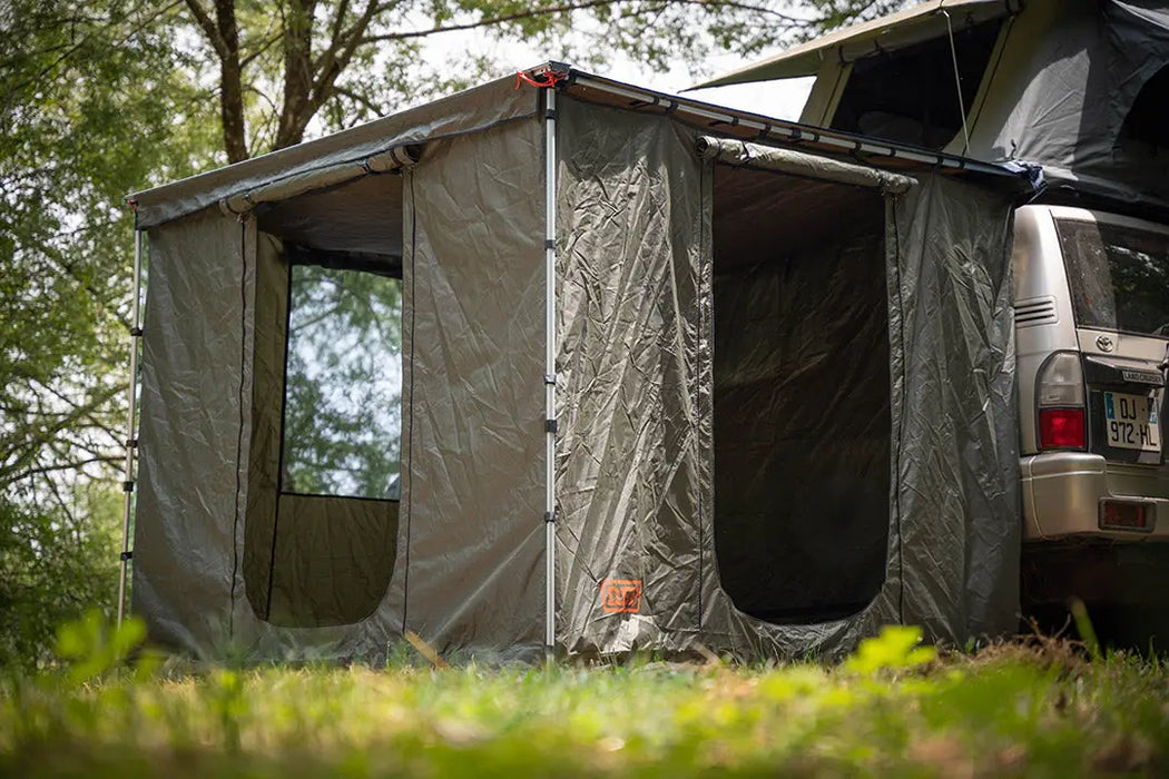 Cube Sous Auvent DEB Equipment — 2m / 2,5m / 360° | Espace de Vie Camping