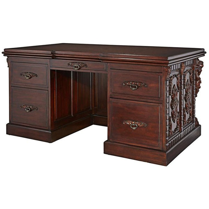Design Toscano Lord Raffles Lion Executive Desk AF57224