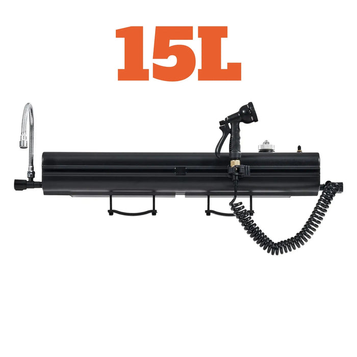Réservoir d’eau douche galerie de toit – Douche solaire 15L / 26L / 30L Woody's Camp