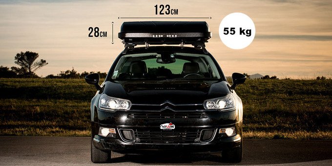 NaïtUp Duö Legend dimensions fermée