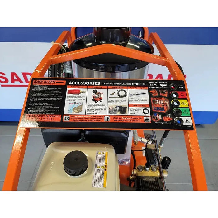Easy-Kleen Hot Power Washer with Lifan Engine and EK440 Pump 3.5 GPM at 4,000 PSI EZO4035G-L-EK-12