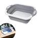 Évier pliable en silicone pour le camping et planche à découper portable en plein air