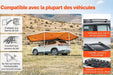 Auvent autoportant 270° Latéral pour Véhicule 6,09 x 2,10 m – UV50+, PU3000 mm Woody's Camp