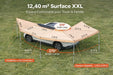 Auvent autoportant 270° Latéral pour Véhicule 6,09 x 2,10 m – UV50+, PU3000 mm Woody's Camp