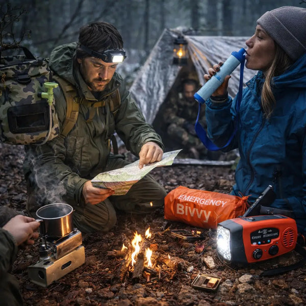 Kit de Survie 72H ESSENTIEL – Équipement d'Urgence pour 1 à 2 Personnes