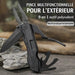 Couteau & Pince Multifonction Pliable–Outil Outdoor survie Tout-en-Un Woody’s Camp