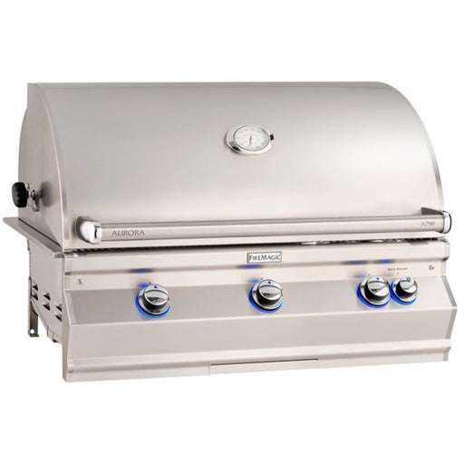 Fire Magic Aurora Built-In Grill with Analog Thermometer with Backburner A790I-8EAN