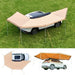 Auvent autoportant 270° Latéral pour Véhicule 6,09 x 2,10 m – UV50+, PU3000 mm Woody's Camp
