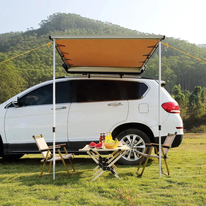 Auvent Latéral Rétractable 2×2,5 m – SUV Van Camping-car
