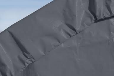 ShelterCoat 8 x 16 ft. Wind and Snow Rated Garage Round Gray STD