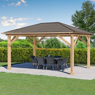 Yardistry Rain Gutter Kit For The 12 x 16 Meridian Gazebo