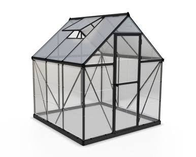 Canopia by Palram Hybrid Hobby 6 ft. x 6 ft. Greenhouse Kit - Hybrid Panels
