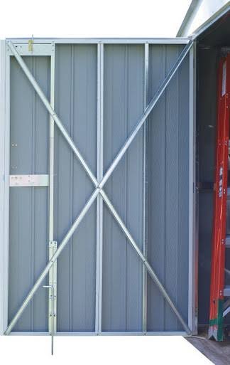 Commander 10 x 30 ft. Steel Storage Building Eggshell