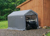 ShelterLogic Shed-in-a-Box 6 x 10 x 6 ft. 6 in. Peak Gray