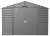 Arrow Select Steel Storage Shed, 10x14, Charcoal