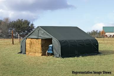 ShelterCoat Garage 22 x 24 x 11 ft. Peak Standard Grey