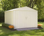 Arrow Commander 10 x 10 ft. Steel Storage Building Eggshell