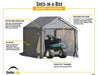 ShelterLogic Shed-in-a-Box 6 x 6x 6 ft Peak Grey