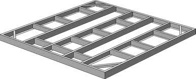 Base Kit - 8 x 6, 10 x 6, and 4 x 10 ft. Sheds