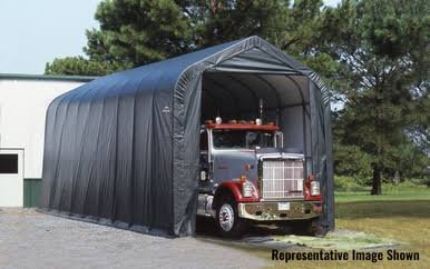 ShelterCoat 16 x 36 ft. Garage Peak Gray STD
