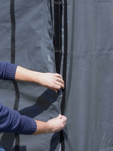 Arrow Enclosure Kit ONLY for Arrow Carport, 20 ft. x 20 ft. Gray