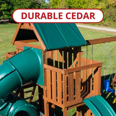 Swing-N-Slide Tellico Terrace Wood Complete Play Set