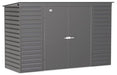 Arrow Select Steel Storage Shed, 10x4, Charcoal