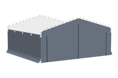 Arrow Enclosure Kit ONLY for Arrow Carport, 20 ft. x 20 ft. Gray