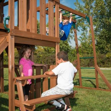 Swing-N-Slide Knightsbridge Ultimate Wood Complete Play Set
