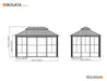 Sojag 445-9168020 Bolata Solarium 10 x 14 ft