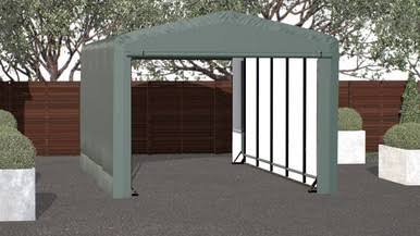 ShelterLogic ShelterTube Wind and Snow-Load Rated Garage, 12x27x10