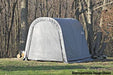 ShelterCoat 10 x 16 ft. Wind and Snow Rated Garage Round Gray STD