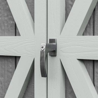Handy Home DIY Rookwood 10 ft. x 8 ft. Wooden Storage with Flooring Included
