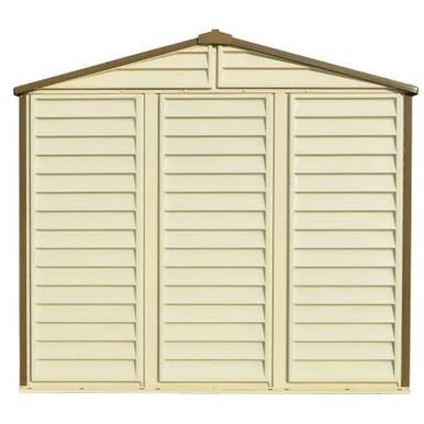 Duramax 8x6 StoreAll Vinyl Shed with Foundation