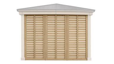 Yardistry Meridian 12 ft. Gazebo Privacy Wall (Gazebo not included)