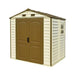Duramax 8x6 StoreAll Vinyl Shed with Foundation