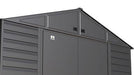 Arrow Select Steel Storage Shed, 10x14, Charcoal