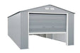 Duramax 12x20 Imperial Metal Garage Lite Gray w/Off White Trim