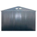 Duramax Imperial Metal Garage Dark Gray with White Trim 12x20