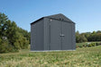 Arrow Elite Steel Storage Shed, 8x6, Anthracite