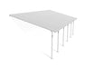 Canopia by Palram Feria 13 ft. x 34 ft. Patio Cover Kit - White, Clear Multi wall