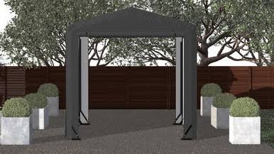 ShelterLogic ShelterTube Wind and Snow-Load Rated Garage, 10x14x10