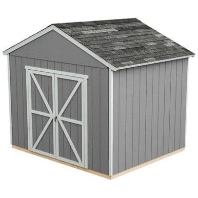 Handy Home DIY Rookwood 10 ft. x 8 ft. Wooden Storage with Flooring Included