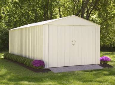 Commander 10 x 20 ft. Steel Storage Building Eggshell