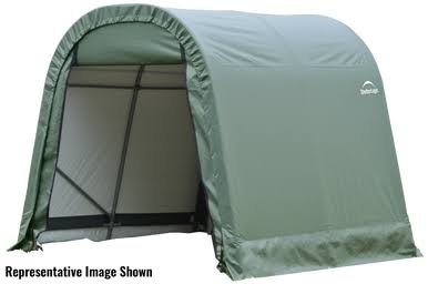 ShelterCoat 10 x 8 ft. Wind and Snow Rated Garage Round Green STD
