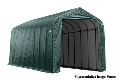ShelterCoat 15 x 24 ft. Garage Peak Green STD
