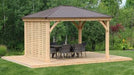 Yardistry Meridian 12 ft. Gazebo Privacy Wall (Gazebo not included)
