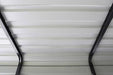 Steel Carport 10 x 20 x 7 ft. Galvanized Black/Eggshell