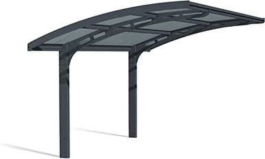 Canopia by Palram Arizona Wave 5000 HG9105 Carport, 10 x 16 x 9, Gray